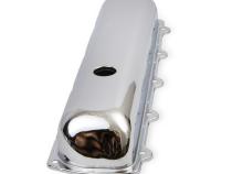 Chrome Valve Covers without Baffle Fits 1964-1990 Oldsmobile 260-455 Engines Mr Gasket