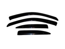 Ventvisor Deflector for 1999-2005 Volkswagen Jetta Wolfsburg Edition and More Sedan Smoke Outside Mount 4 Piece AVS
