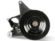 Bracket Kit, P/S LT5-W Short Spacer Natural-Black Finish Power Steering Bracket GM LT5 System- Dry Sump Only Holley