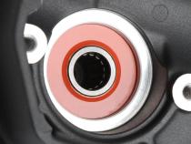 Bracket Kit, P/S LT5-W Long Spacer Natural-Black Finish Power Steering Bracket GM LT5 System Holley