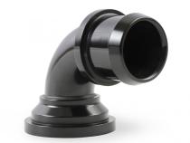 Water Neck Swivel 90 Degree Angle Black Fits 2003-Up Mopar Gen III Hemi Engines 90 Degree Holley