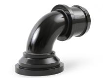 Water Neck Swivel 90 Degree Angle Black Fits 2003-Up Mopar Gen III Hemi Engines 90 Degree Holley