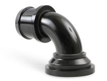 Water Neck Swivel 90 Degree Angle Black Fits 2003-Up Mopar Gen III Hemi Engines 90 Degree Holley
