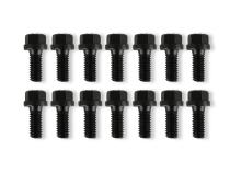 Header Bolts 5/16-18 x 3/4 Inch Hex Head Black Oxide Fits Small Block Chrysler 318/340/360 &amp;amp; Hooker Headers with adapter Plates Mr Gasket