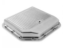 Transmission Oil Pan Polished Aluminum Fits GM TH350 Stock Depth and Capacity Finned Design Mr Gasket