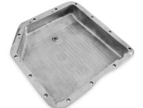 Transmission Oil Pan Polished Aluminum Fits GM TH350 Stock Depth and Capacity Finned Design Mr Gasket