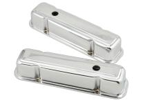 Chrome Tall-Style Valve Covers Fits 1959-1981 Pontiac 301-455 Engines Mr Gasket