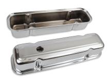 Chrome Tall-Style Valve Covers Fits 1959-1981 Pontiac 301-455 Engines Mr Gasket