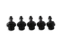 Adjustable Fuel Pressure Regulator Barb Fitting -6 (9/16 Inch-18) to 7mm 5 PK 5 Pack AEM Electronics