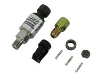 150 PSIg Stainless Sensor Kit 1/8 Inch NPT Male Thread w/ -4 and 3/16 NPT Adapters AEM Electronics