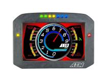 CD-7F Carbon Flat Panel Non-Logging Non-GPS Display 7 Inch Diagonal Screen Wiring Harness Included AEM Electronics