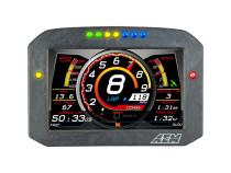 CD-7F Carbon Flat Panel Non-Logging Non-GPS Display 7 Inch Diagonal Screen Wiring Harness Included AEM Electronics