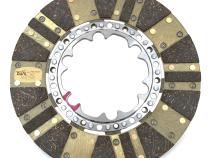 Multi-Disc Clutch and Flywheel Kit 168 Tooth Gear 0 in/oz Internally Balanced 6 Bolt Crank 1300 ft/lbs Capacity 10.4 Inch Diameter 26-Spline Fits Cadillac/Chevrolet CTS and Camaro V 6.2L Centerforce DYAD DS 10.4