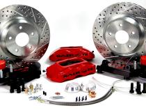 Brake System 13 Inch Front Track4 Black 68-69 Mustang BAER Brakes