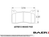 Brake System 11 Inch Rear SS4+ Deep Stage Clear 2015 Mustang BAER Brakes