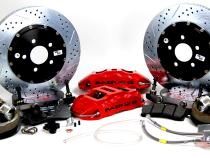 Brake System 14 Inch Rear Extreme+ with Park Brake Black 55-57 Chevy Full Size Car BAER Brakes