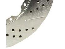 Rotor Ring Replacement 14 Inch 1.25 Inch Thick Slot Drill W/Zinc Drivers Side BAER Brakes