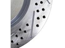 Rotor Replacement Rear 14 Inch 1.180 Inch Thick Slot Drill W/Zinc Passengers Side BAER Brakes