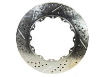 Rotor Ring Replacement 14 Inch 1.25 Inch Thick Slot Drill W/ZincPassengers Side BAER Brakes