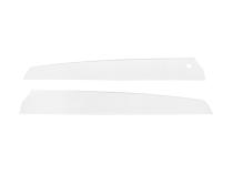 1967 Mustang Deluxe Door Panel Inserts Brushed Aluminum Scott Drake