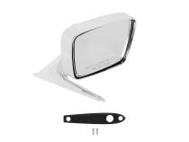 1967-1968 Ford Mustang Remote Mirror Companion Passenger Side Convex Glass Scott Drake