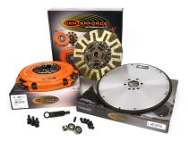 High Performance Clutch and Flywheel Kit 168 Tooth Gear 0 in/oz Internally Balanced 6 Bolt Crank 700 ft/lbs Capacity 12 Inch Diameter 26-Spline Fits Chevrolet/Pontiac Cars 8 Cyl Centerforce Dual Friction