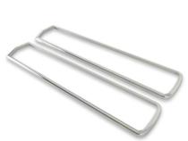 Polished Tail Light Bezels, Shelby, Pair Scott Drake