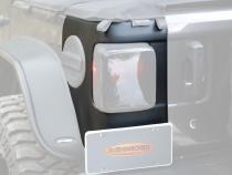 Trail Armor Rear Corner For 2018-2023 Jeep Wrangler JL, 2-Door And 4-Door Bushwacker