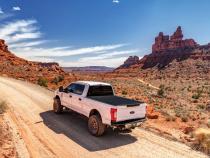 Sentry CT Tonneau Cover Black 2017-2026 Ford F-250/350/450 6 Foot 10 Inch Bed Truxedo