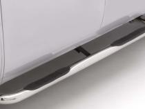 3 Inch Round Bent Nerf Bars Polished Stainless 2009-2010 Dodge Ram 1500 Quad Cab Lund