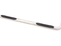 3 Inch Round Bent Nerf Bars Polished Stainless 2001-2014 Silverado/Sierra 1500/2500 3500 Crew Cab Lund