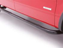 3 Inch Round Bent Nerf Bars Black 2005-2026 Nissan Frontier Crew Cab Lund