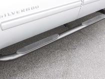 4 Inch Oval Bent Nerf Bars Polished Stainless 1997-2003 Ford F-150 SuperCab Lund