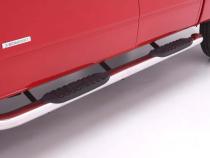 5 Inch Oval Curved Nerf Bars Polished Stainless 2005-2022 Toyota Tacoma Access Cab Lund
