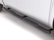5 Inch Oval Curved Nerf Bars Black 2010-2025 Ram 2500/Ram 3500 Mega Cab Lund