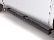 5 Inch Oval Straight Nerf Bars Black 2002-2009 Dodge Ram 1500/2500/3500 Quad Cab Lund