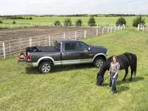 TruXport Tonneau Cover Black 2020-2026 Silverado/Sierra 2500 HD/3500 HD 6 Foot 9 Inch Bed Truxedo