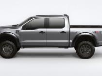 Black Forge Pocket/Rivet Textured Finish 4-Pc Fender Flare Set For 04-08 Ford F150 Excludes Stepside Bushwacker