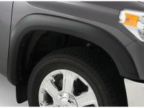 Black OE Style Smooth Finish 4-Piece Fender Flare Set For 2007-2013 Toyota Tundra W/O Factory Mudflap Bushwacker