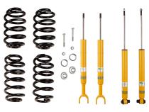 Suspension Kit Audi A6 1999-1998 Monotube Front Lowered Height 30mm up to 1230kg Axle Load Rear Lowered Height 30mm up to 1090kg Axle Load Without Self-Leveling Suspension Must reuse O.E. spring seat To Chassis # 4B-Y-200 000 B12 (Pro-Kit) Bilstein