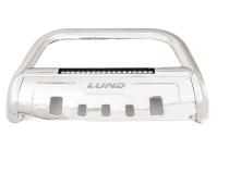 Bull Bar with LED Light Bar 3.5 Inch Oval Polished Stainless Steel 2004-2024 Ford F-150 Lund