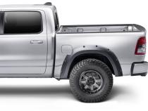 Black Forge Pocket/Rivet Textured Finish 4-Pc Fender Flare Set For 10-18 Ram 2500/3500 Includes Dually Bushwacker