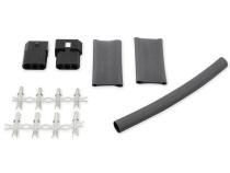 Molex 3-pin Connector Kit. Includes Both Male and Female Connectors, Extra Pins, Sockets and Heatshrink Racepak