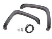 Rivet Style Fender Flare Set Front, Textured, 2-Piece Set 1999-2007 Silverado/Sierra 1500/2500 Fleetside Lund