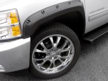 Rivet Style Fender Flare Set Front, Textured, 2-Piece Set 2015-2019 Sierra 2500 HD/3500 HD Fleetside Lund