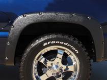 Rivet Style Fender Flare Set Front and Rear, Textured, 4-Piece Set 2019-2026 Sierra 1500 Lund