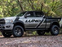 Rivet Style Fender Flare Set Front and Rear, Textured, 4-Piece Set 2019-2024 Ram 2500/3500 Lund