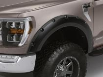Rivet Style Fender Flare Set Front, Textured, 2-Piece Set 2021-2024 Ford F-150 Lund