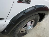 Rivet Style Fender Flare Set Front and Rear, Smooth, 4-Piece Set 1999-2007 Ford F-250/F-350 Super Duty Fleetside Lund