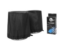 Filter Guard Pre-Filter (Pair) - Black For use with skus 21-91136-Ma, 24-91136-Ma &amp;amp; 72-91136-Ma - Black aFe Power